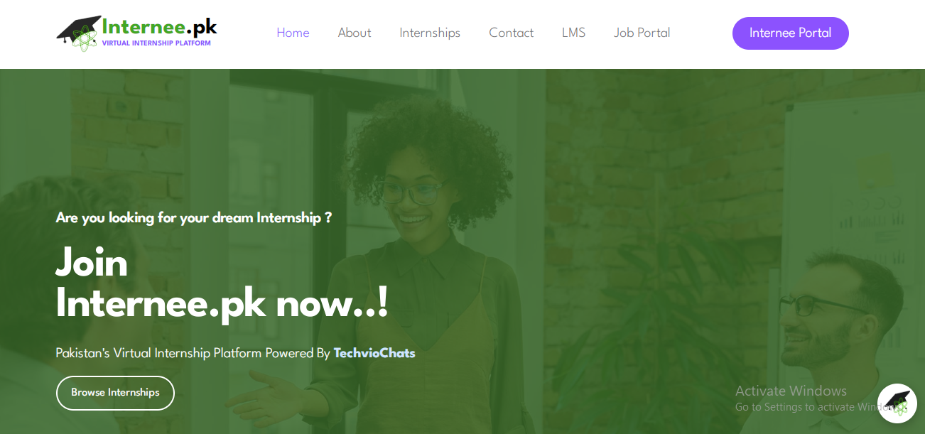 Internship Website