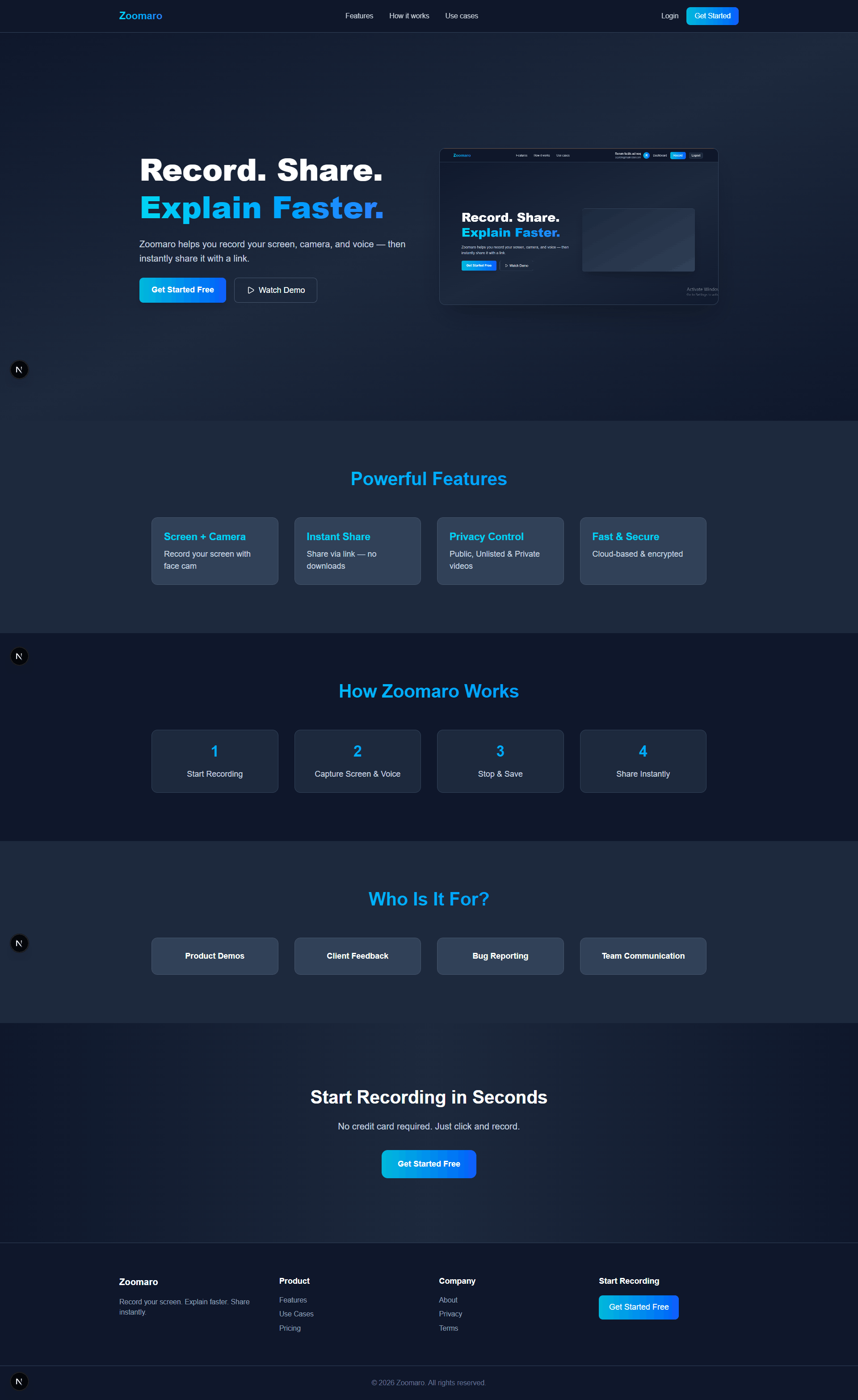 Screenshot of Zoomaro